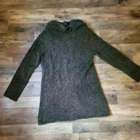 Curio Green Wool Blend Cardigan Sweater Size M - Picture 4 of 6